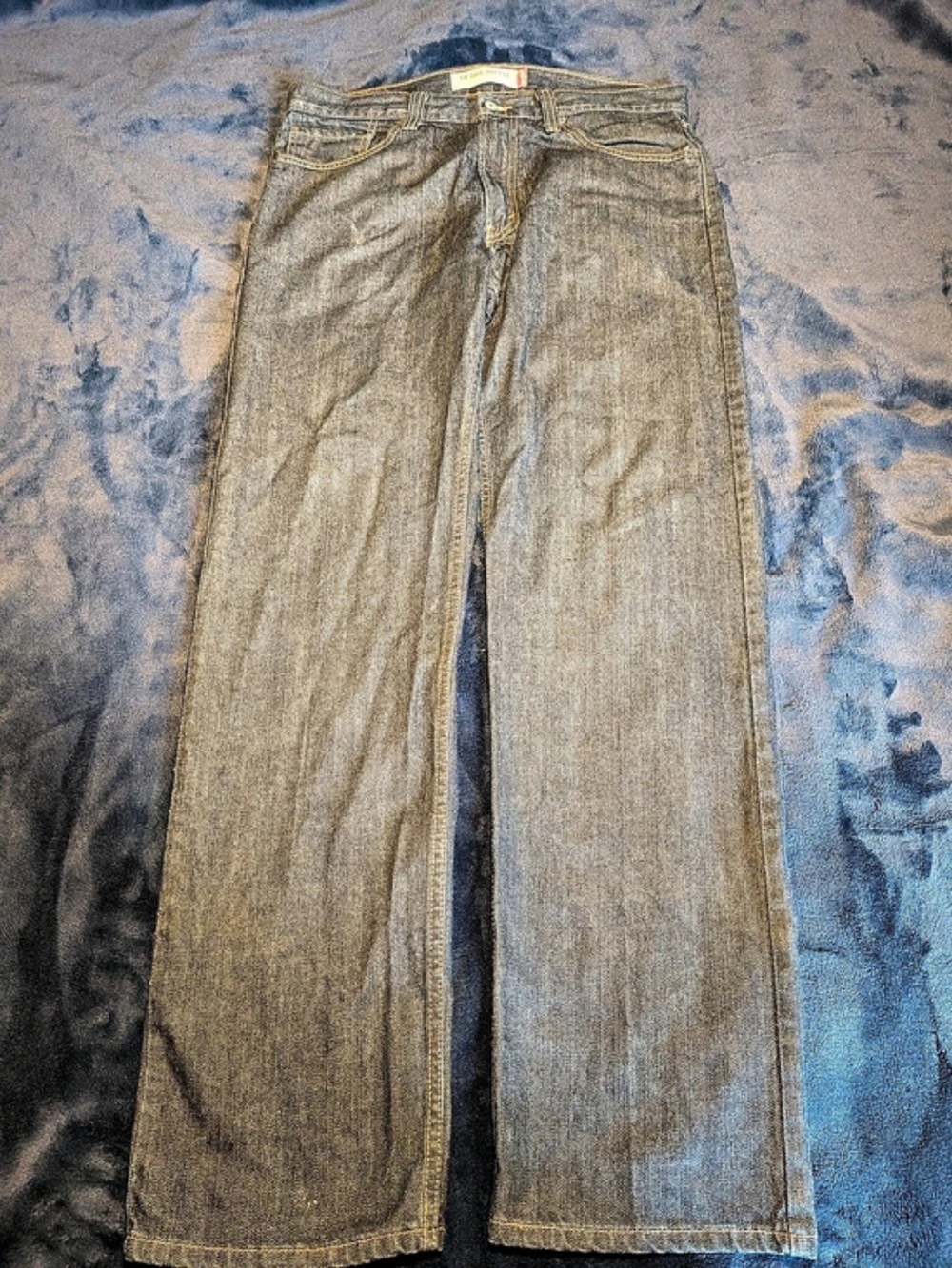 True Religion Regular Fit Straight Leg Jeans Blue Waist 34